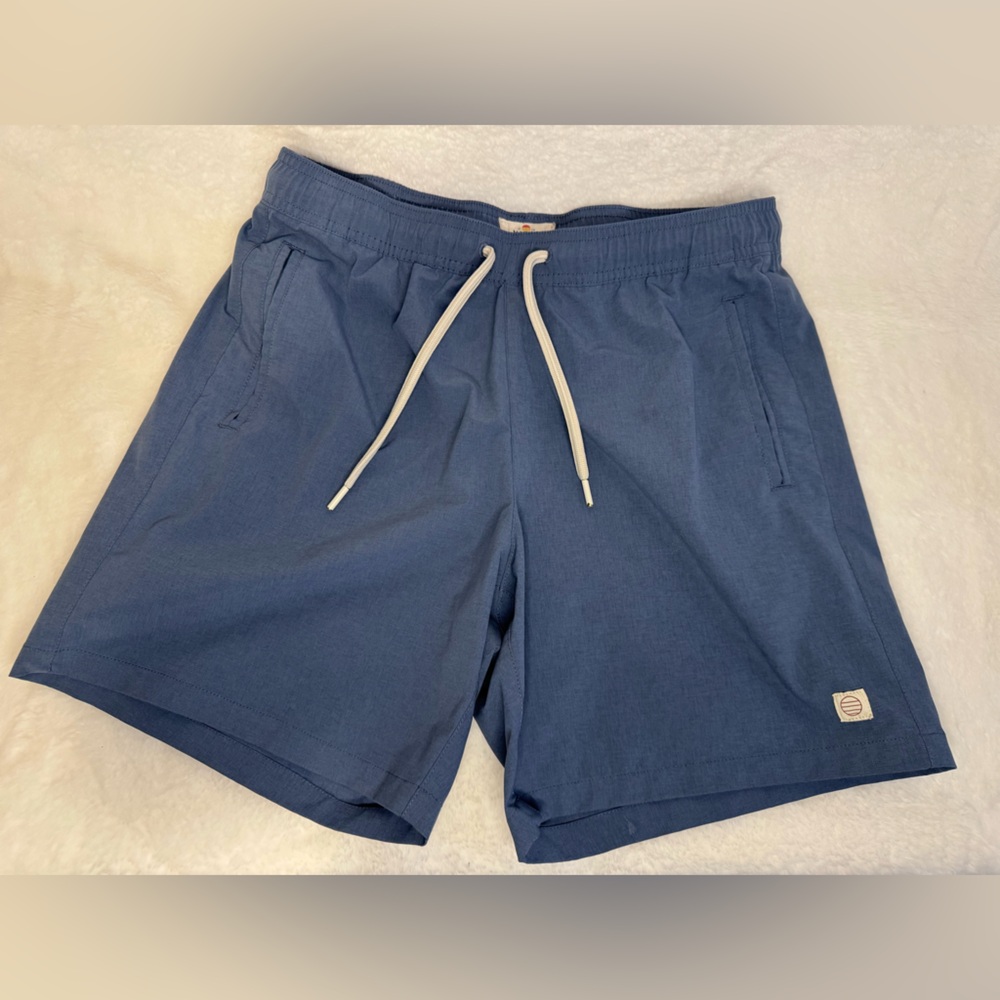 Marine Layer Men's 5” Saturday Sport Short Small Blue